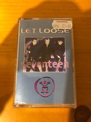Let Loose seventeen 17 single cassette tape 1990's retro music