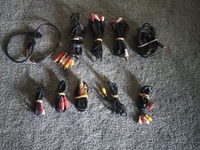 LOT OF 10 assorted A/V CORDS / CABLES