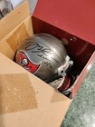 Autographed Mike Alstott Tampa Bay Buccaneers Riddell Mini Helmet NFL  — photo 2