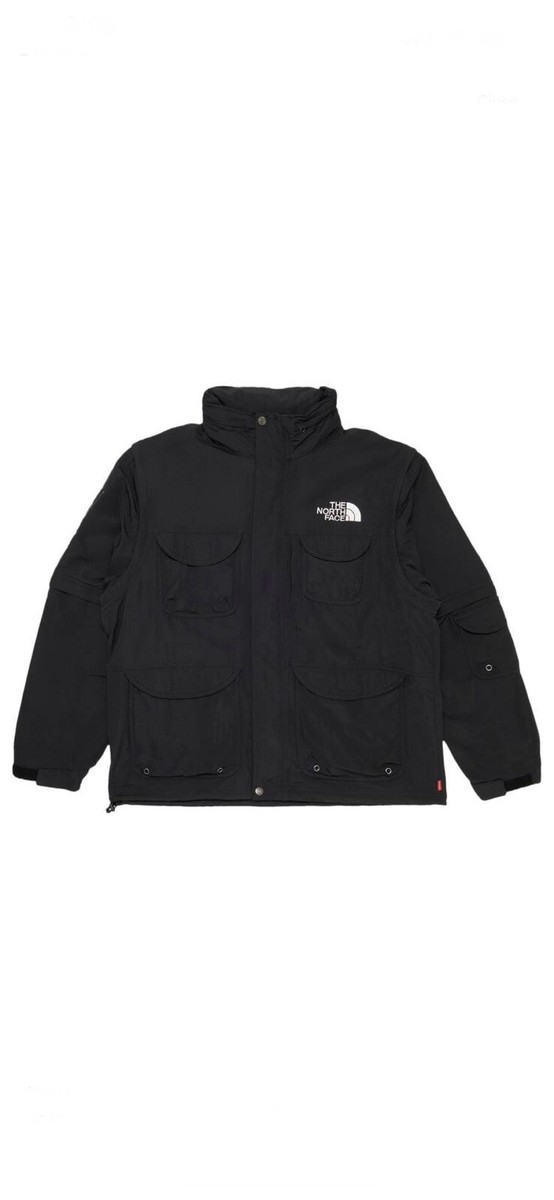 Supreme The North Face Trekking Convertible Jacket Black Rare SS22
