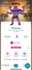 Dynamax Machamp Lvl40 CP Dbl Moves - Pok mon Trade Go