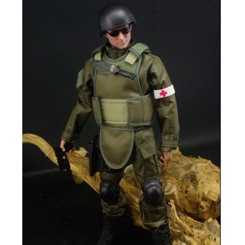 1:6 Scale 30CM Field Medical Soldier Action Figures Military Model Toy Kids Gift - Picture 4 of 11