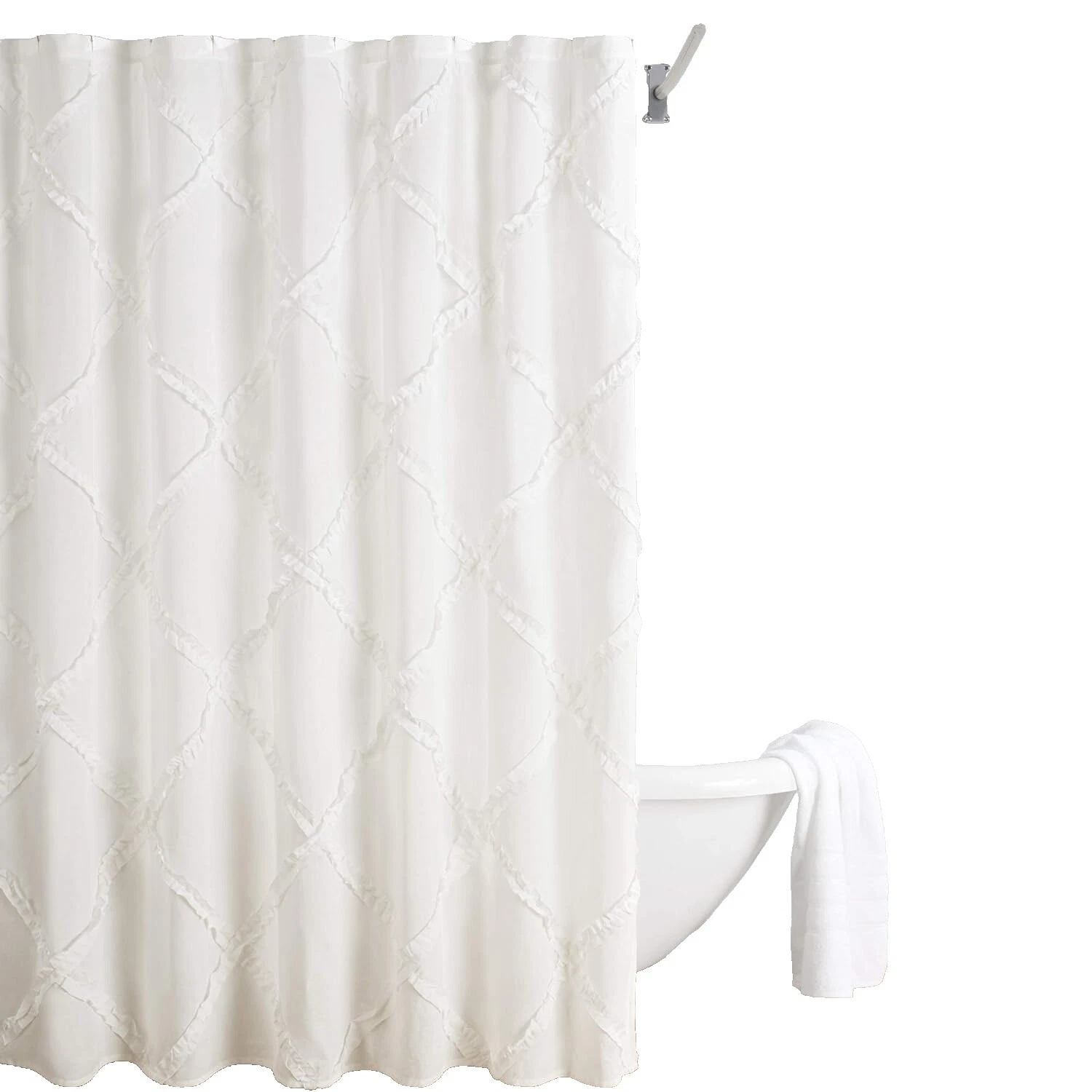 Cotton Floral Shower Curtains
