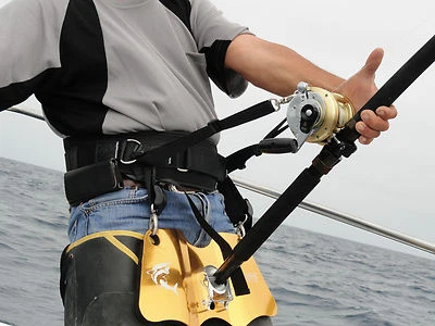 Arnés de cinturón de lucha Jaws Ultimate con combo de placa para pesca de caza mayor talla XL - Imagen 1 de 4