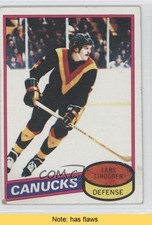 1980-81 Topps Scratched Lars Lindgren #177 READ 0h9