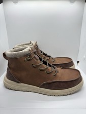Hey Dude Bradley Classic Men's Size 12 Brown Boots Pre-Owned
