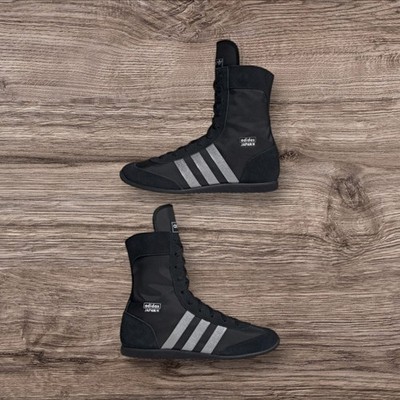 Adidas Japan hohe Boxstiefel UK Größe 5,5 brandneu voller Karton UVP 110£