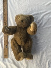 Vintage Vermont Teddy Bear Co 15  Stuffed Teddy Bear With Movable Limbs