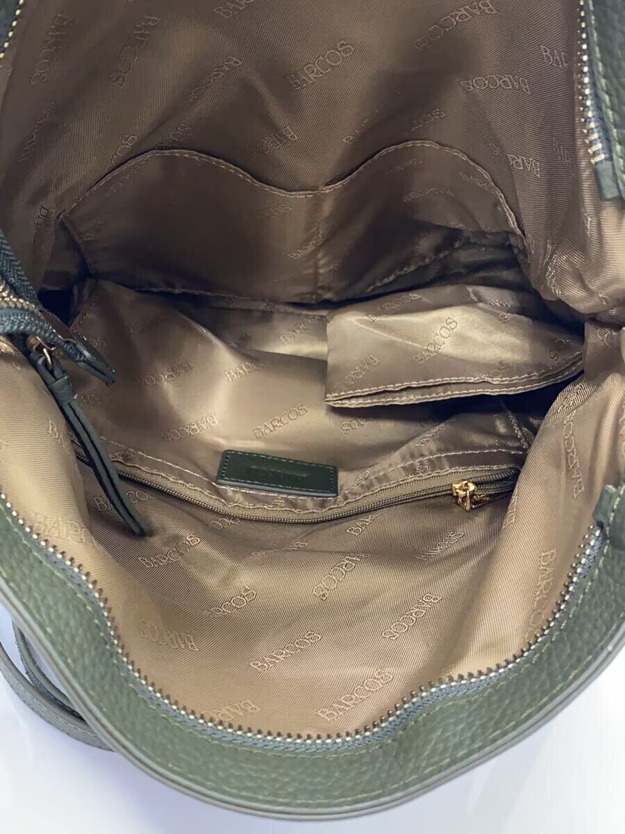 BARCOS Backpack Leather Green - image 6
