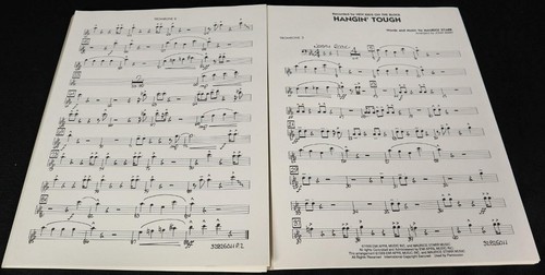 Hangin' Tough by NKOTB Sheet Music Score Book Jensen Jazz Ensemble - Picture 4 of 5