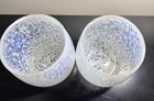 Murano Glass Confetti Stemless Wine Water Glass Brand New White Crystal Italy 2 — photo 5