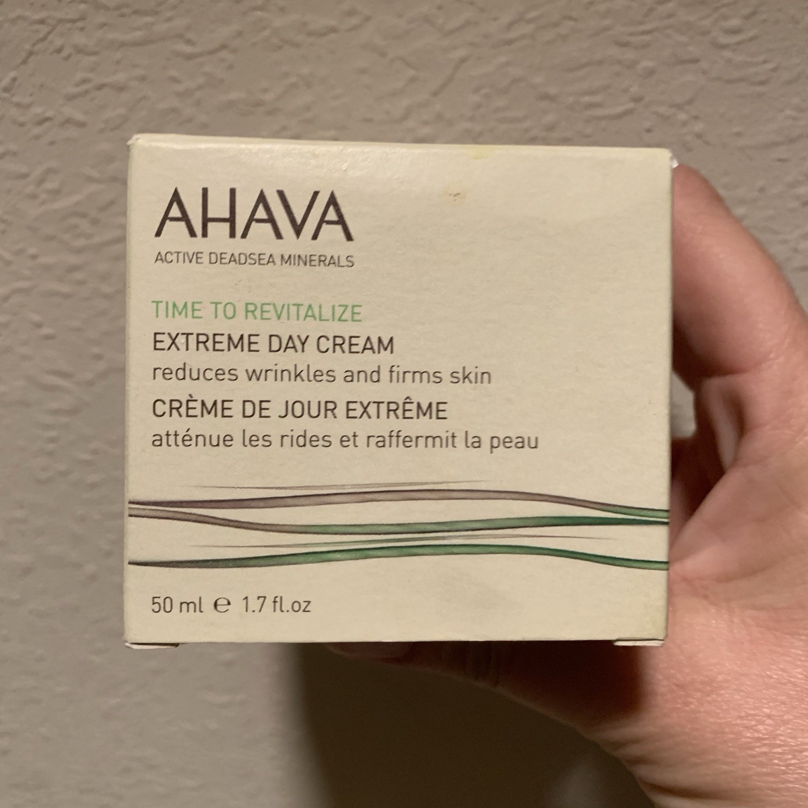 Ahava Time To Revitalize Extreme Day Cream 1.7 Oz Reduce Wrinkles Firm Skin
