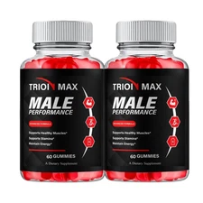 2-Pack Trion Max Gummies for Men - TrionMax Male Support Gummies - 120 Gummies
