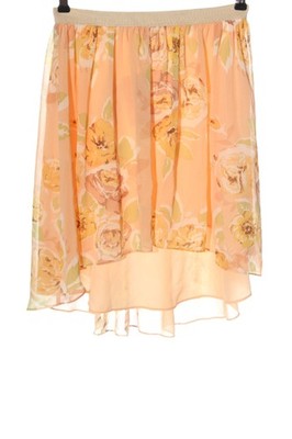 JILL STUART Minirock Damen Rock Gr. DE 34 nude-pink-weiß Casual-Look
