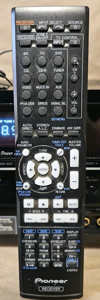 Pioneer VSX-819H - 5.1 HDMI Home Theater Surround Receiver Stereo +Remote Bundle - Image 3 of 4