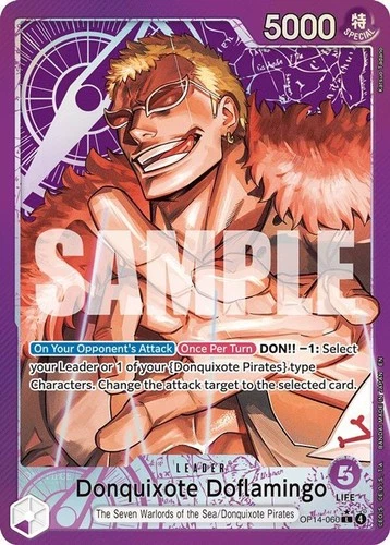 Donquixote Doflamingo (OP14-060/237) OP14 The Azure Sea's Seven NM FOIL- Leader