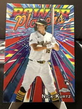 2025 Topps Chrome Update Power Players Nick Kurtz RC Insert #PP-30 Athletics MLB