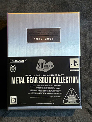 Metal Gear Solid Collection 20th Anniversary PS2 PS1 PSP Komplett Box Set NTSC-J