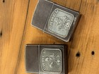 VINTAGE ZIPPO, JOE COOL, CAMEL, JOE BIKER, CIGARETTE LIGHTER ,SET OF 2 USA MADE — photo 1