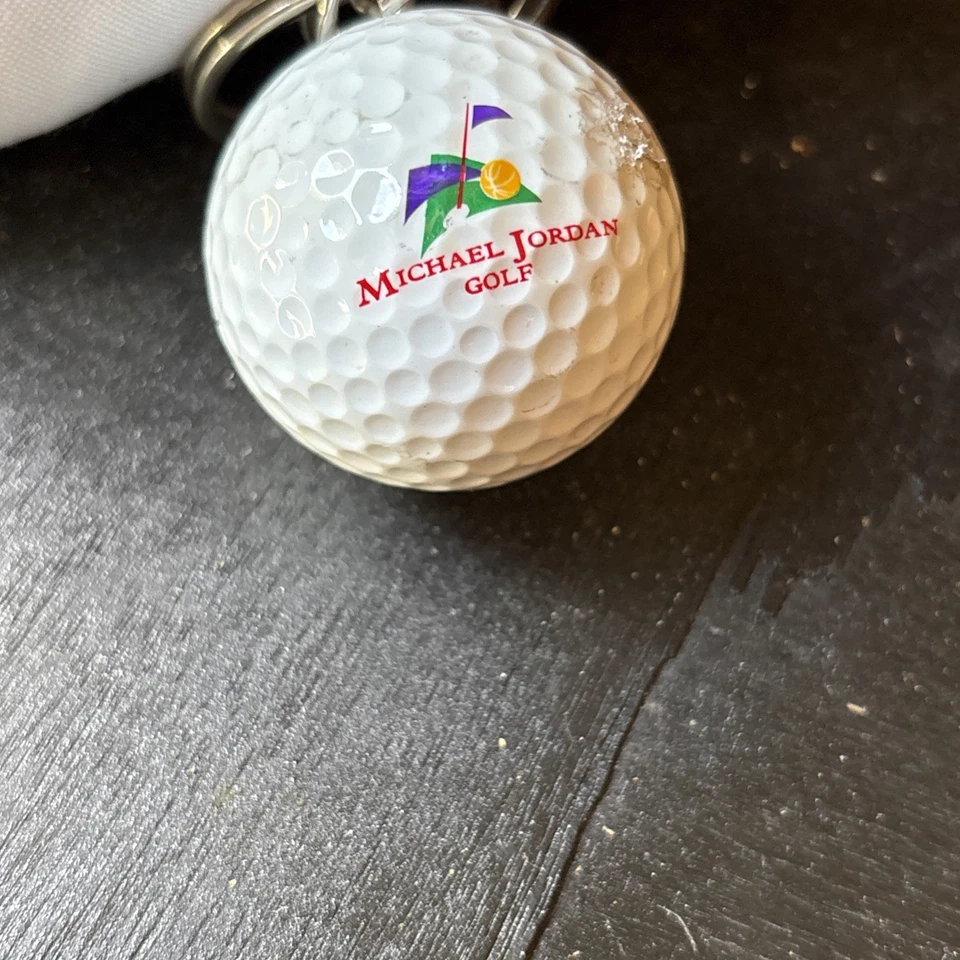 Llavero de pelota de golf Michael Jordan Golf Ping Karsten 1 marcado ct 374 muy raro Foto 4 de 4