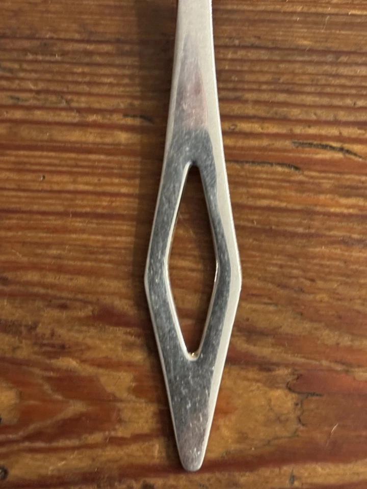 Cuchara de postre de acero inoxidable Mid Century 1950’s GIO PONTI Design Fraser Krupp Domus Foto 4 de 4