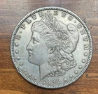 1891 Morgan Silver Dollar, Carson City Mint