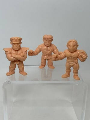 Super7 M.U.S.C.L.E. STREET FIGHTER II M.U.S.C.L.E. Men Figures Vega, Bison, Ryu