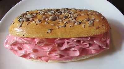 KÜNSTLICHER SCHINKEN COB FILM FOTO FEINKOSTLADEN BÄCKEREI TV-REQUISIT