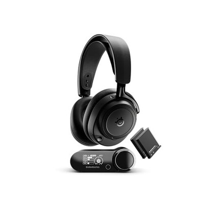 SteelSeries Arctis Nova Elite Gaming Headset Lightweight Wireless 61661 Schwarz