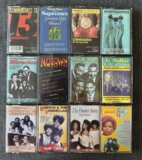 VTG Cassette Tape Lot 12 Motown Soul R B Commodores Ross Robinson Four Tops