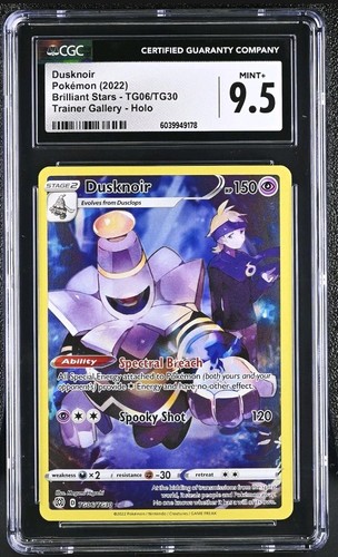 Dusknoir graded CGC 9.5 for sale on eBay