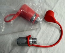HYDRAULIC QUICK-CONNECT COUPLER SET, 1/4 inch flat face, 3/8" SAE thread