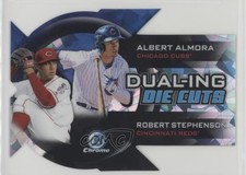 2014 Bowman Chrome Atomic Refractor 89/99 Albert Almora Robert Stephenson 0w7