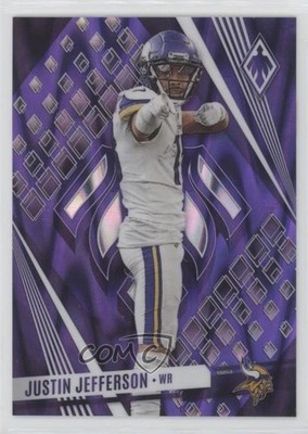 2023 Panini Phoenix Purple Seismic 118/125 Justin Jefferson #66 rf2