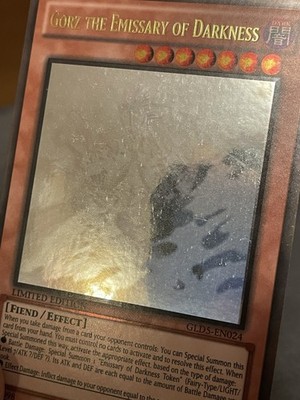 Gorz The Emissary Of Darkness - GLD5-EN024 - Gold Ghost Rare