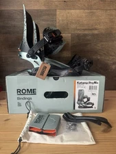 Rome Katana Pro Men’s 2025 Snowboard Bindings Size M/L