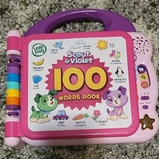 LeapFrog Scout Violet 100 Words Interactive Learning Book