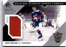 2018-19 SP Game Used #SS-JC John Carlson 2018 NHL Stadium Series Fabrics