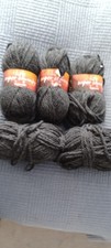 5 x 100g balls knitting wool stylecraft life super chunky wool charcole 25% wool