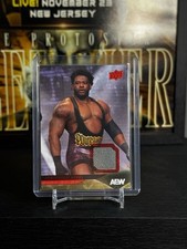 2025 Upper Deck AEW Red Mat Relic Powerhouse Hobbs #45