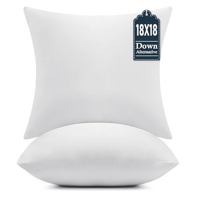 18x18 Throw Pillow Inserts Set of – Supportive & Fluffy Down 18 x