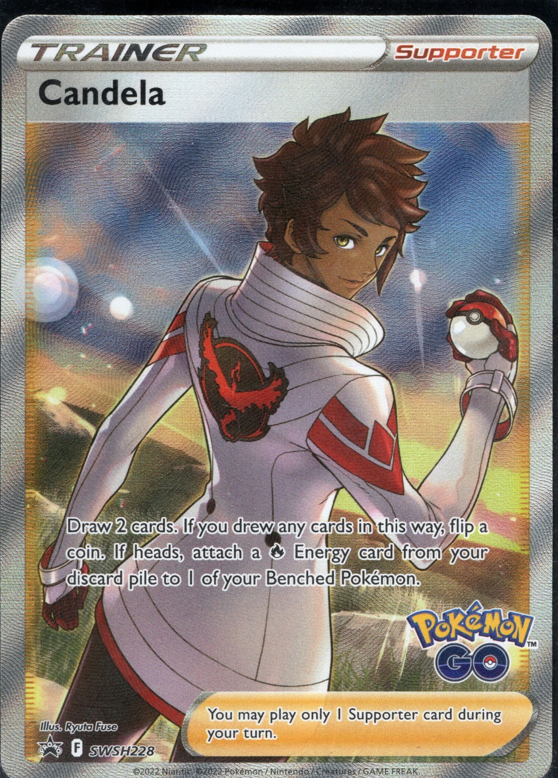 Candela - SWSH228 - Pokemon Sword & Shield Promo Ultra Rare Card NM