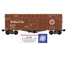 Ready Made Trains RMT - 86482 Woodchip Car, Seaboard Airline, O Gauge