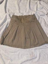 Girls Khaki Skirt W Built In Shorts Adjust. Waist No Size tag See Measurements