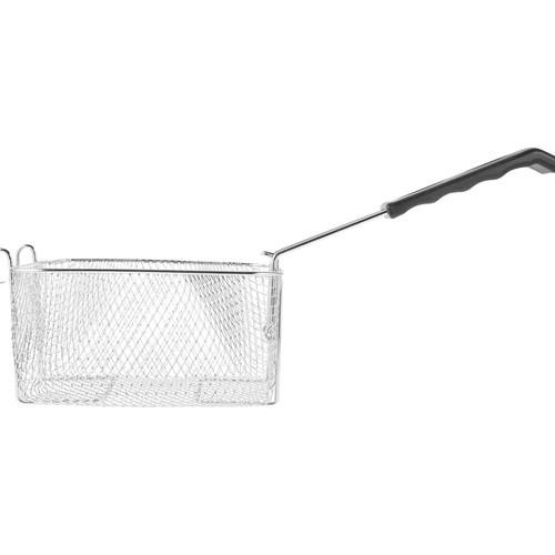Frying Deep Basket Dual Fryer Stainless Steel Screen with Handle Food Strainer - Picture 3 of 12