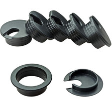 6Pcs Desk Grommet 1-3/8 Inch Plastic Wire Cord Cable Grommets Hole Cover