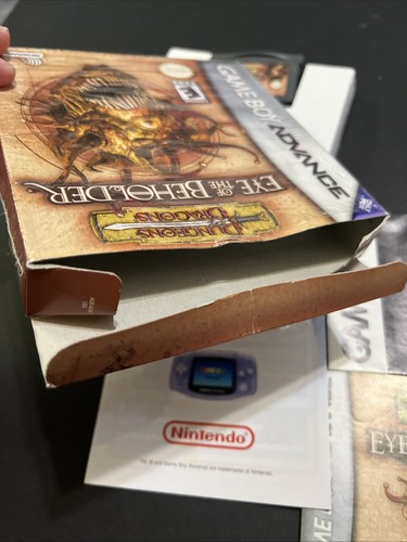 Dungeons & Dragons: Eye of the Beholder (Nintendo Game Boy Advance, 2002) Cib - Picture 9 of 13
