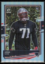 2020 Donruss Optic Silver Holo Prizm Rookie Josh Uche #137