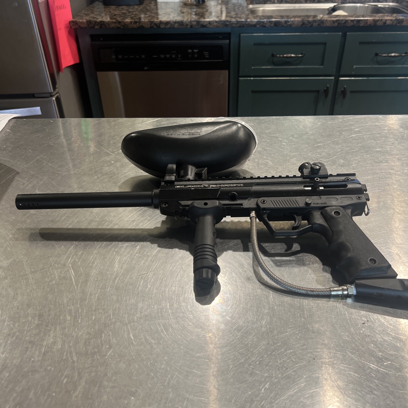 Valken Blackhawk Tactical CO2/HPA Paintball Marker Black