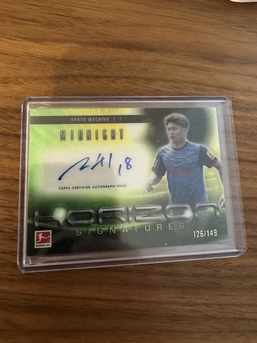 2025 Topps Bundesliga Midnight Shuto Machino Horizon Signatures Auto /149 Kiel